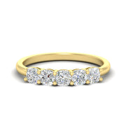 elegant-cushion-diamond-five-stone-anniversary-ringin-yellow-gold-fdwb8008cusleep-1.00ct-nl-yg?v=1773297291